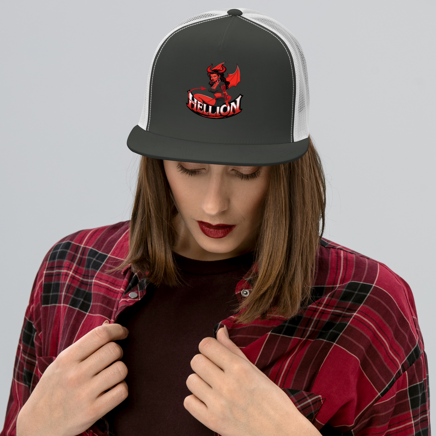 Hellion Flat bill Trucker Cap