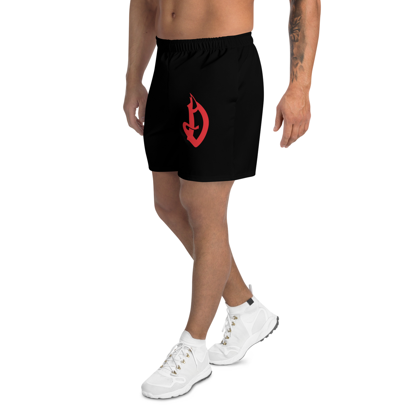 D Logo Unisex Athletic Long Shorts
