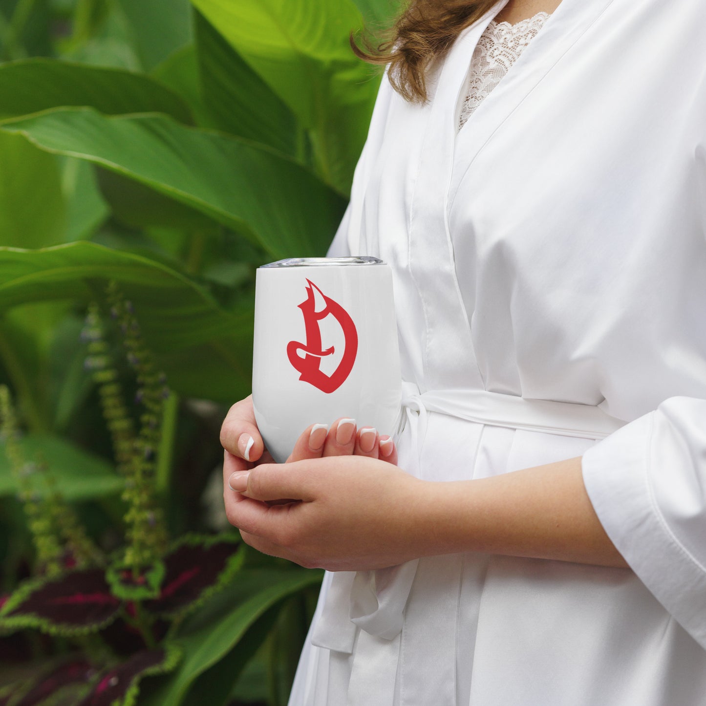 D Logo Wine tumbler