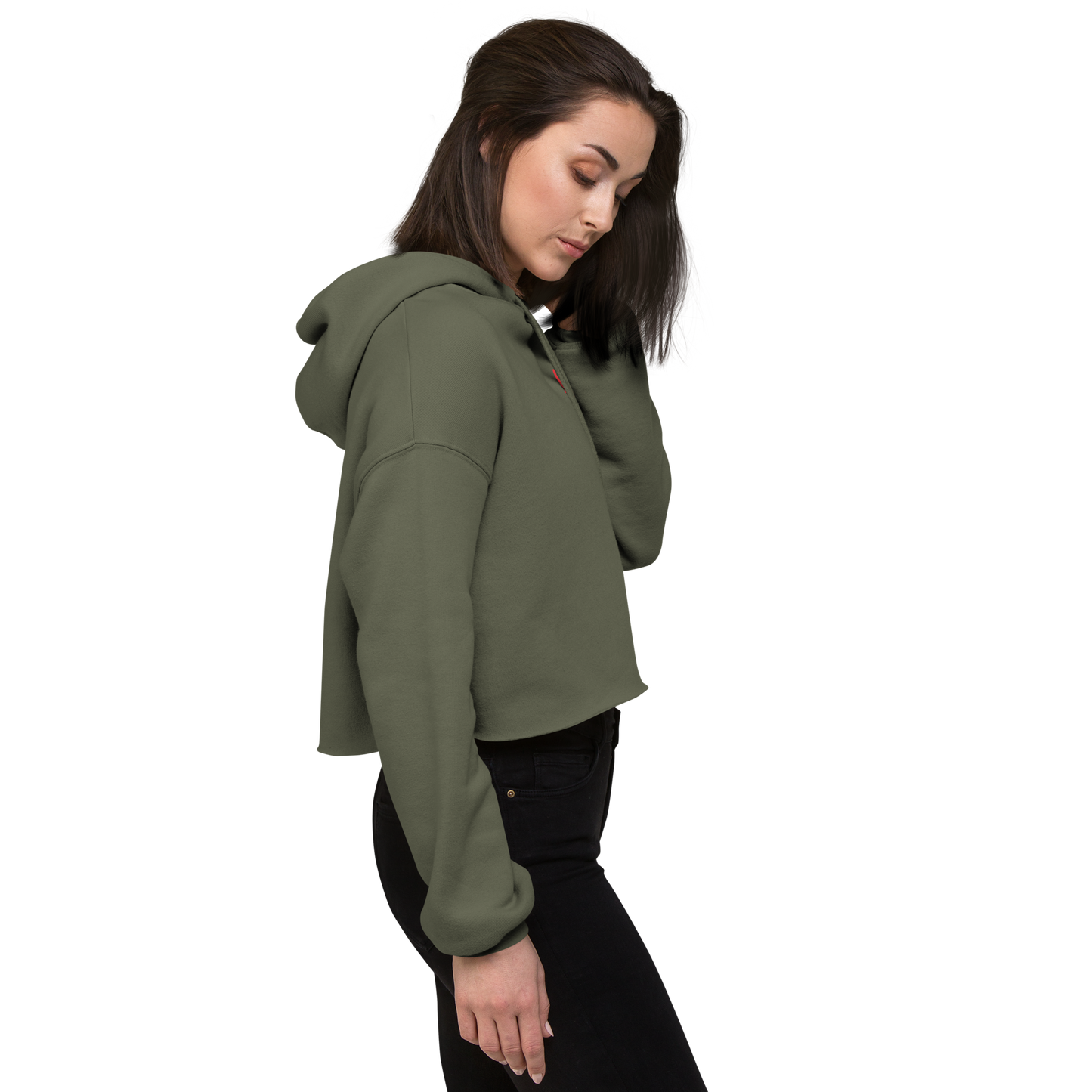 Womes- Drink with your Enemies- Crop Hoodie