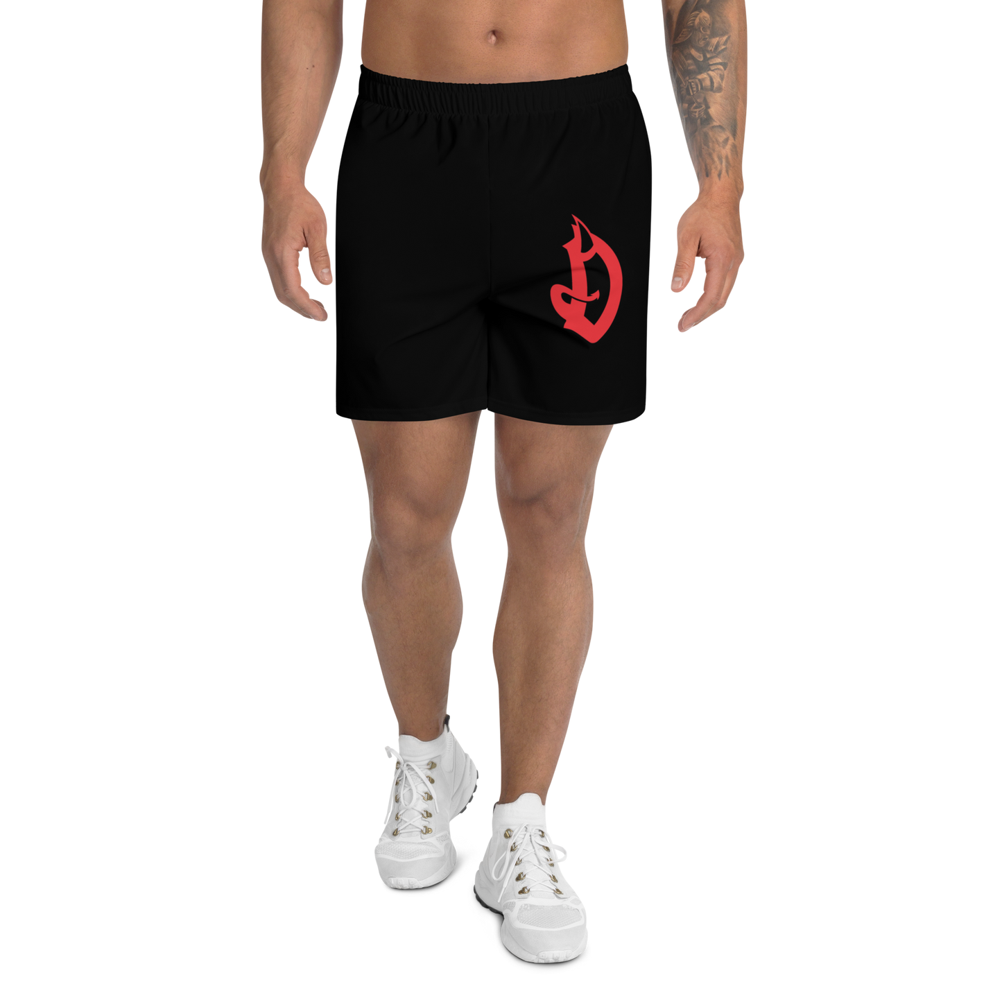 D Logo Unisex Athletic Long Shorts