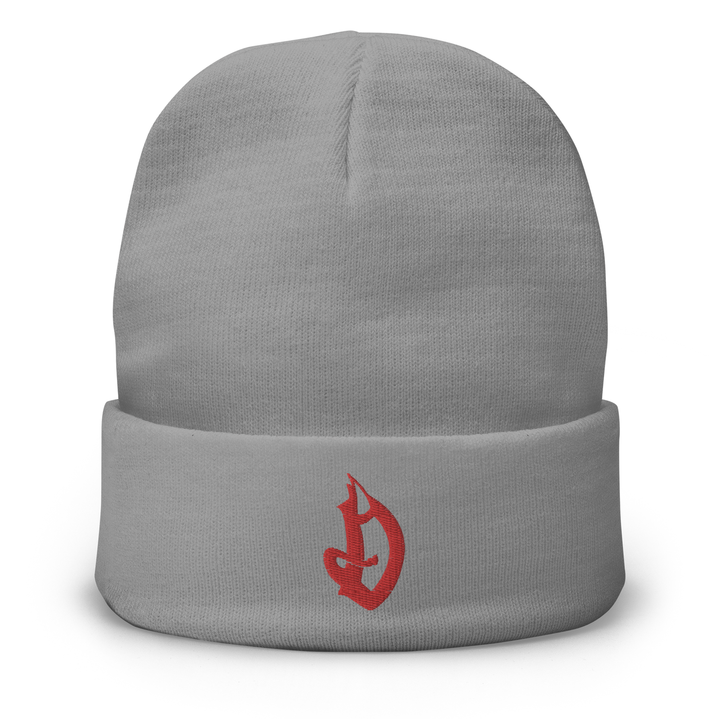 D Logo Embroidered Beanie