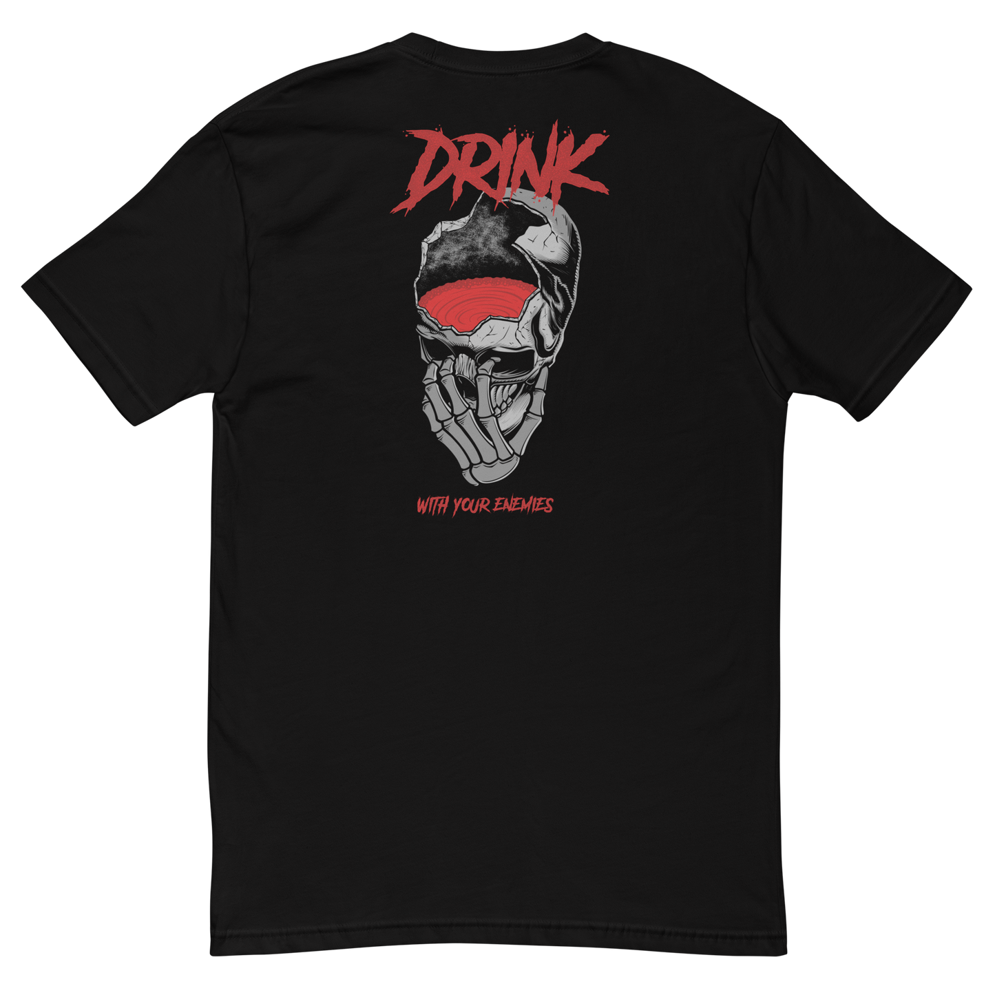 Mens- Drink with your Enemies - Black Tshirt