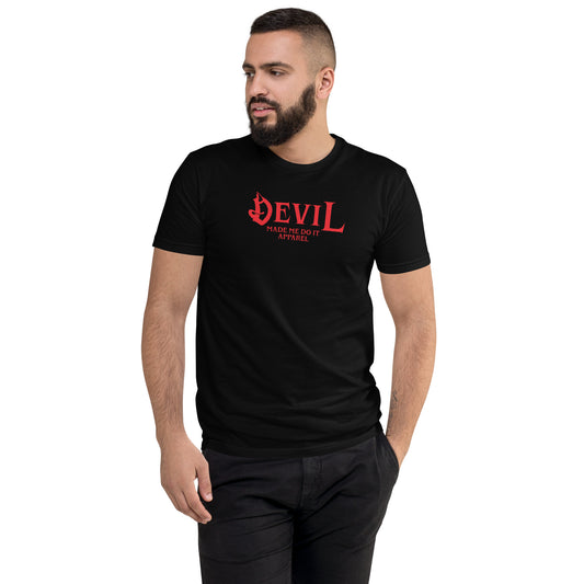 Mens- Devil Dumbbell- tshirt