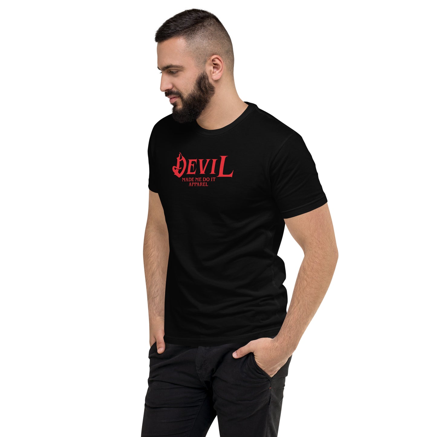 Mens- Devil Dumbbell- tshirt