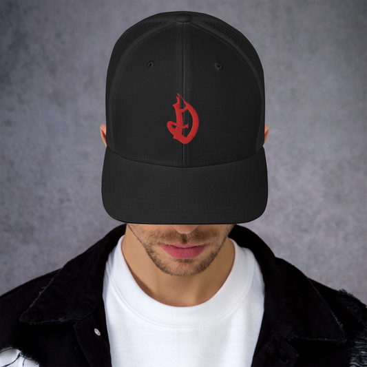 D logo Trucker Cap