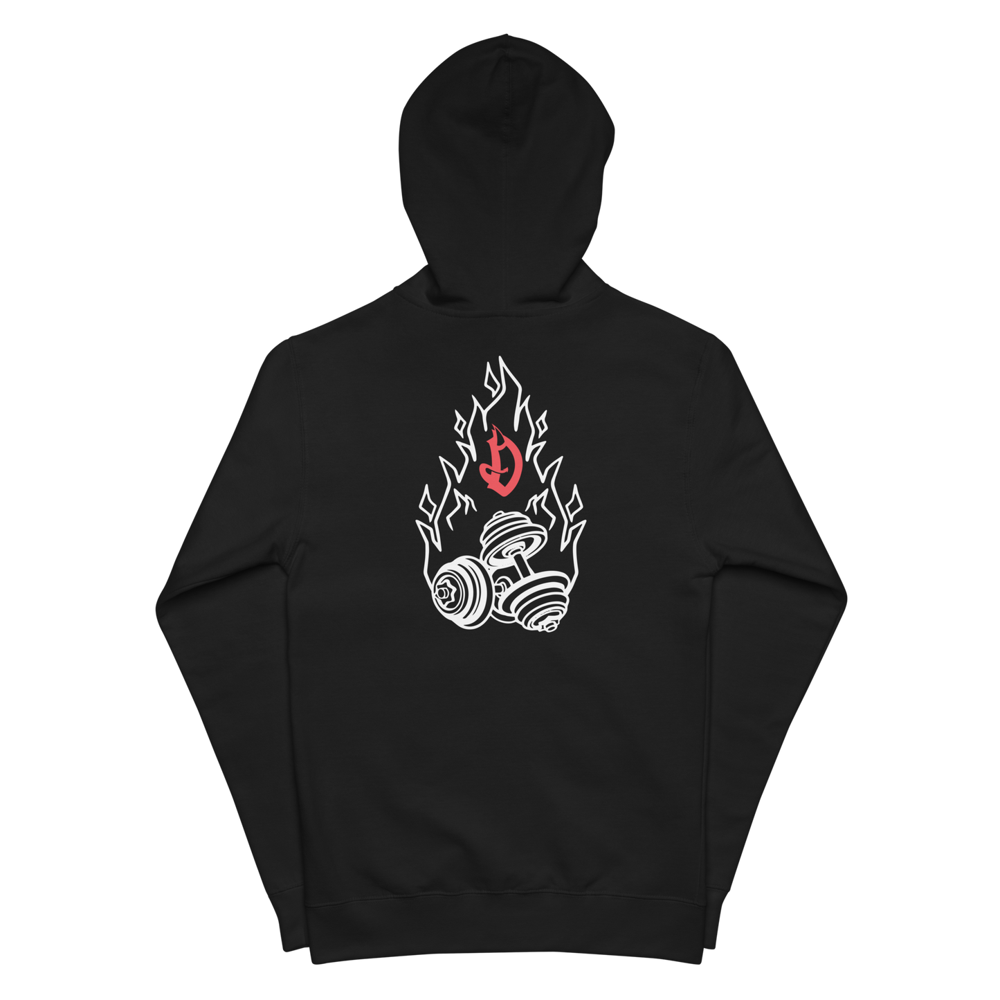 Mens- Devil Dumbbell- Hoodie