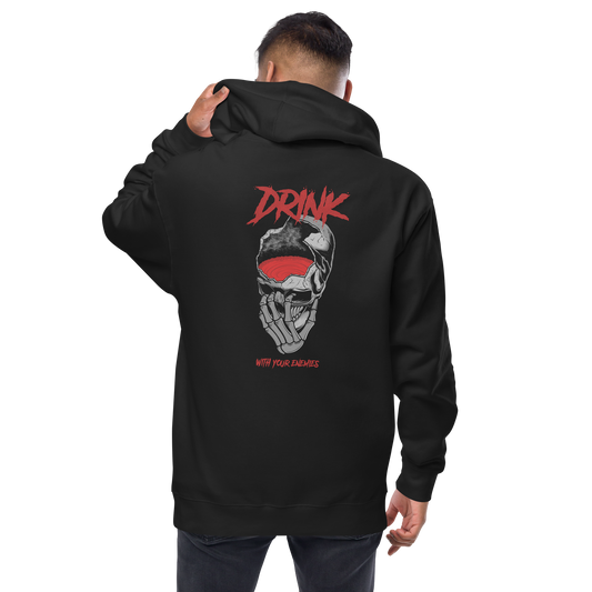 Mens- Drink with your Enemies- zip up hoodie